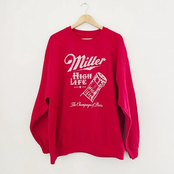 NEW Junk Food Clothing Miller High Life Sweatshirt